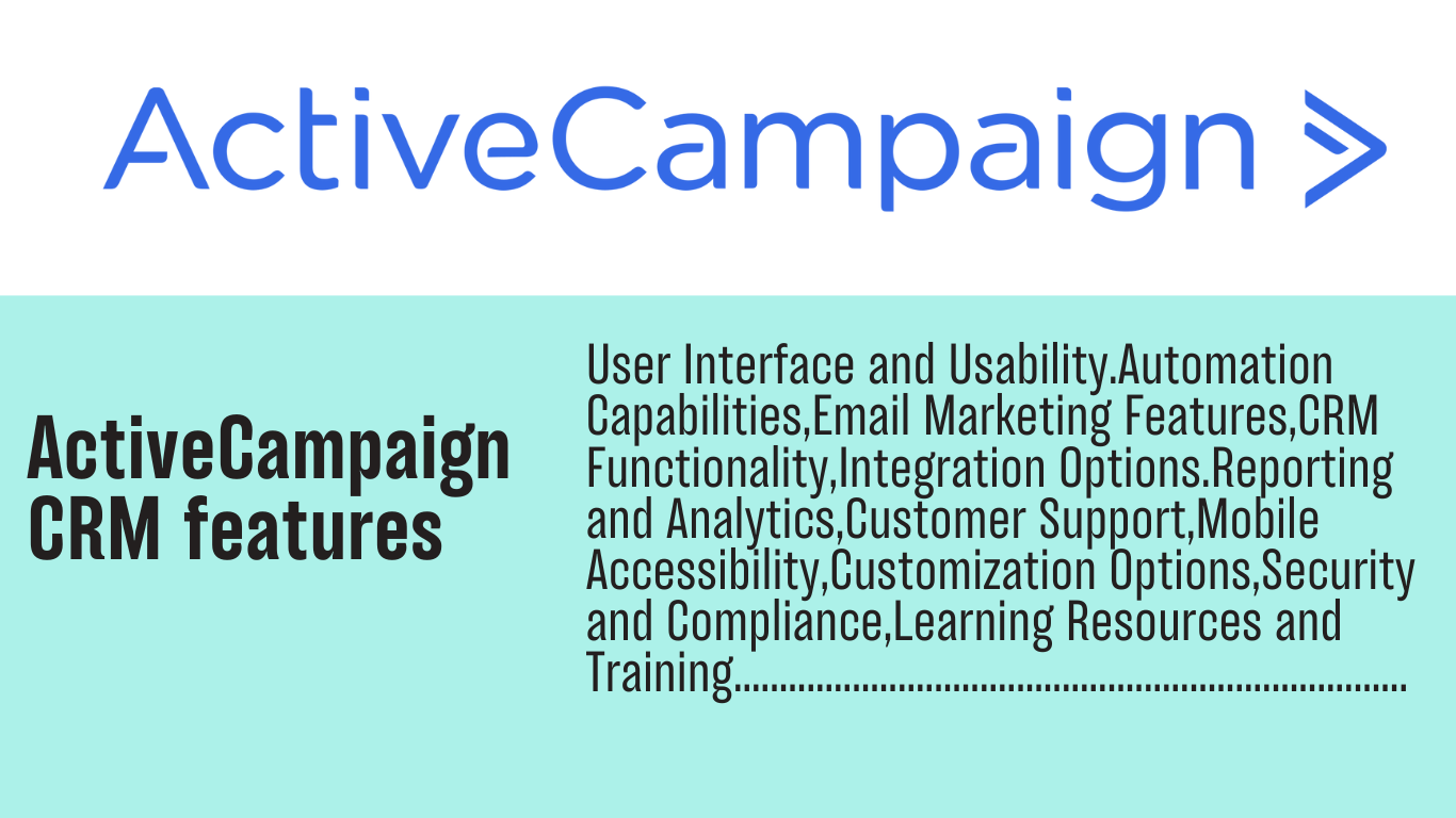 You are currently viewing ActiveCampaign CRM:  A 2024 Guide to Its Most Powerful and Innovative Features