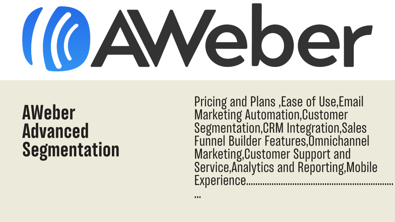 Read more about the article Aweber advanced segmentation: Personalized Marketing Success with Aweber Advanced Segmentation