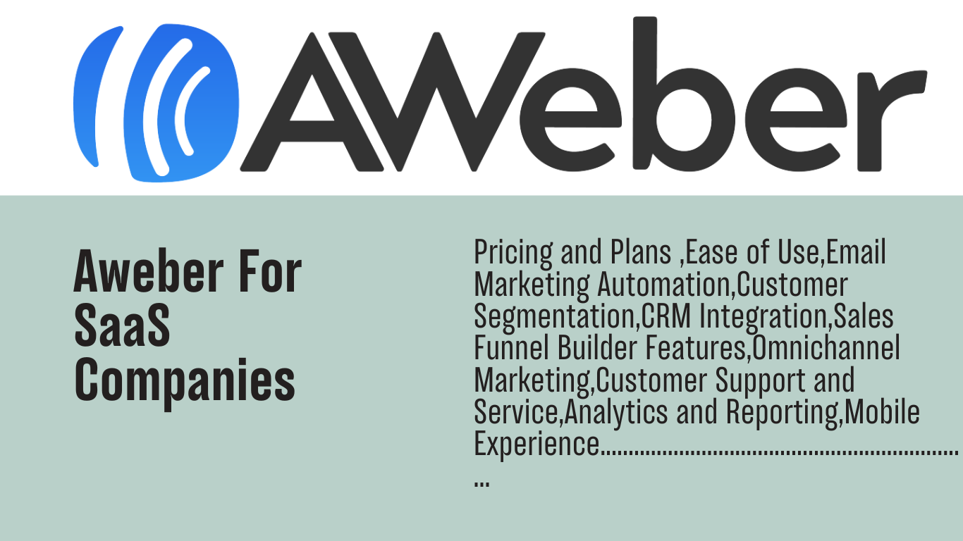 Read more about the article Aweber for SaaS companies: Best Email Marketing Tool for SaaS Companies