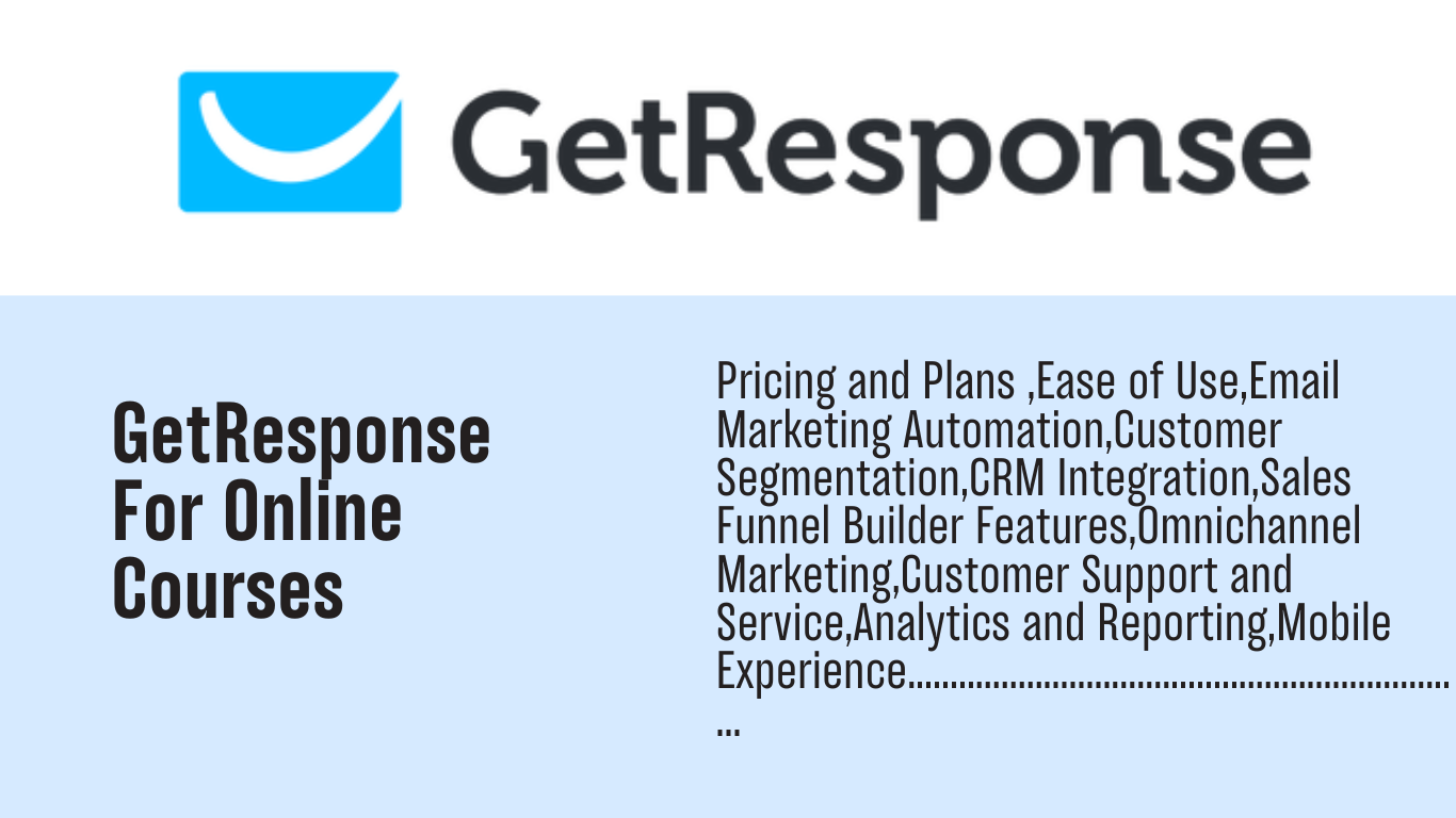 Read more about the article GetResponse for online courses: Ultimate Guide to GetResponse’s Tools for Online Course Creators